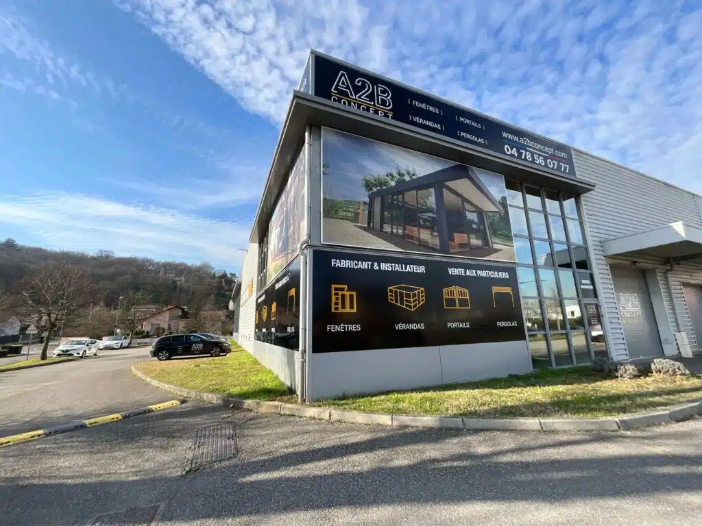 Interventions locales a2b concept