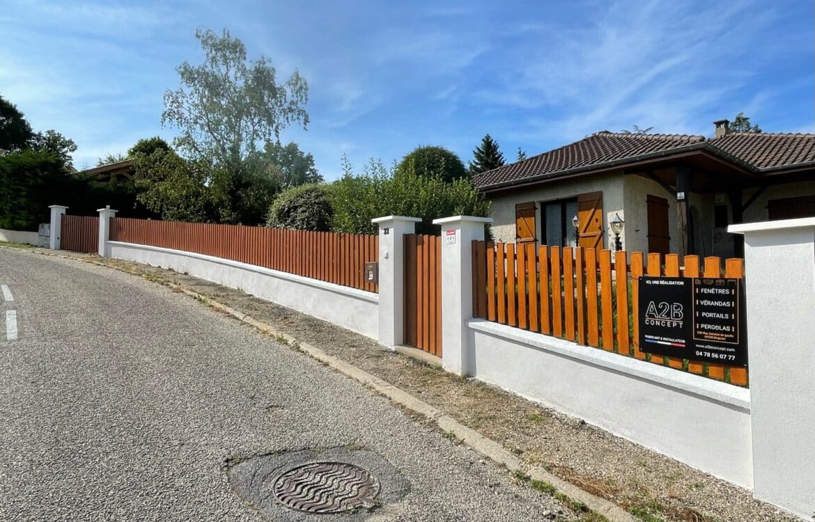 Brignais : Portail, clôture et portillon par A2B Concept