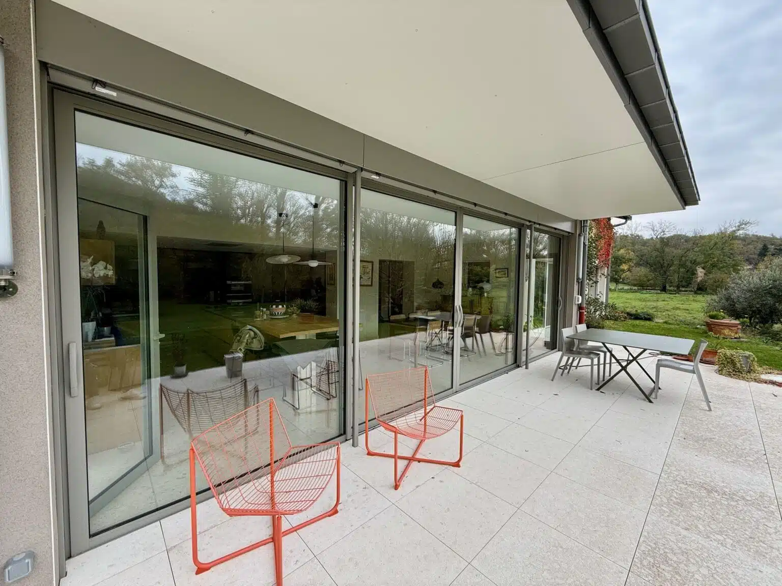 Baie Coulissante avec Brise Soleil à Brignais par a2b concept