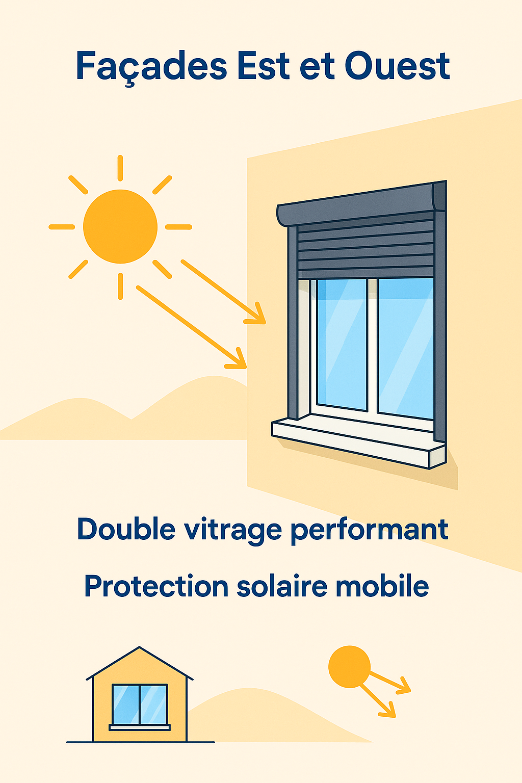 Façades Est et Ouest