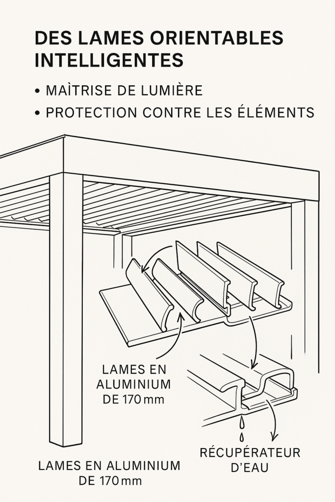 Des Lames Orientables Intelligentes : Maîtrise Parfaite de la Lumière et des Éléments