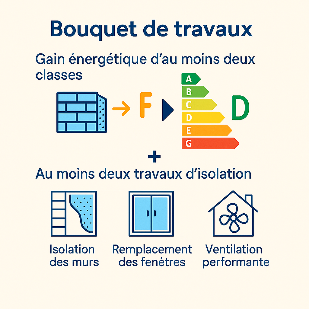 un bouquet de travaux pour un saut énergétique