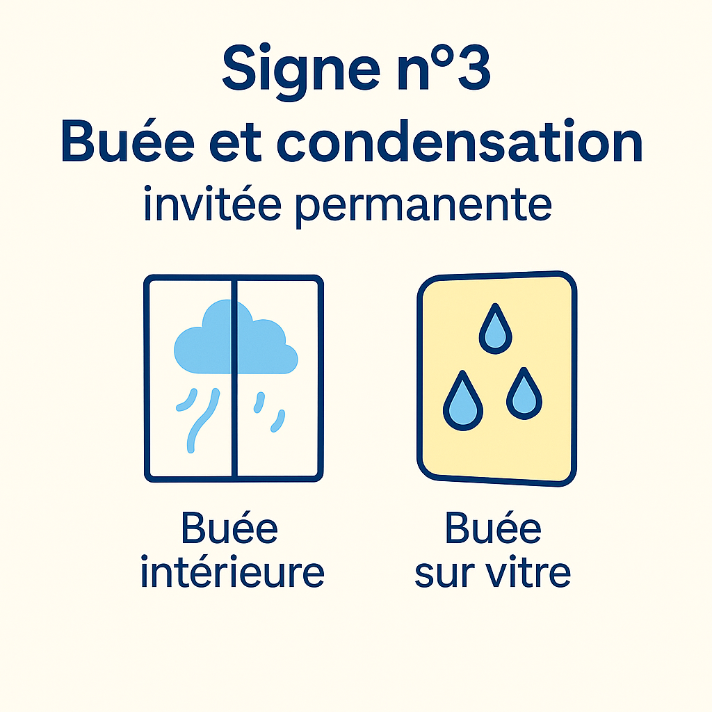 La Buée et la Condensation Sont Vos Invitées Permanentes
