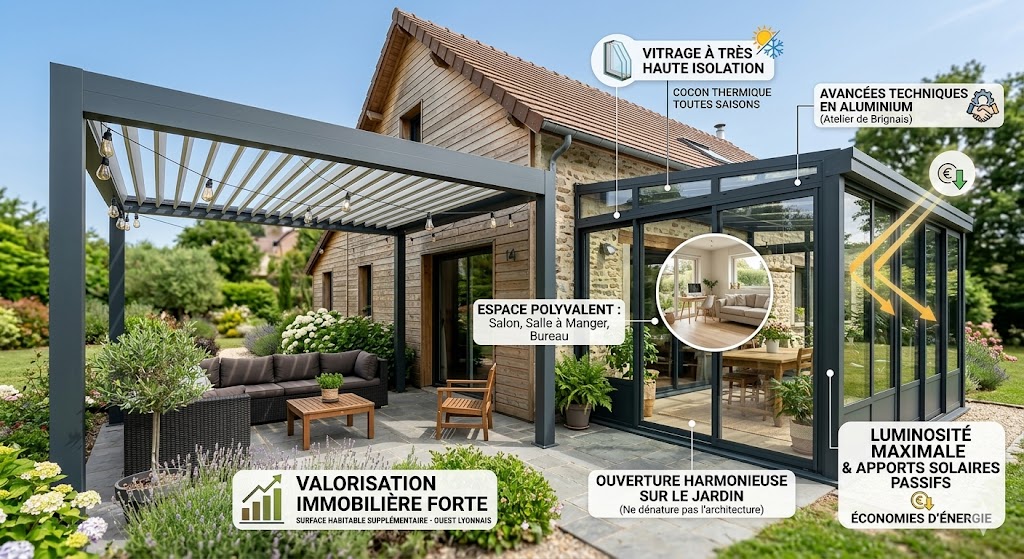 Les avantages de la véranda moderne sur mesure