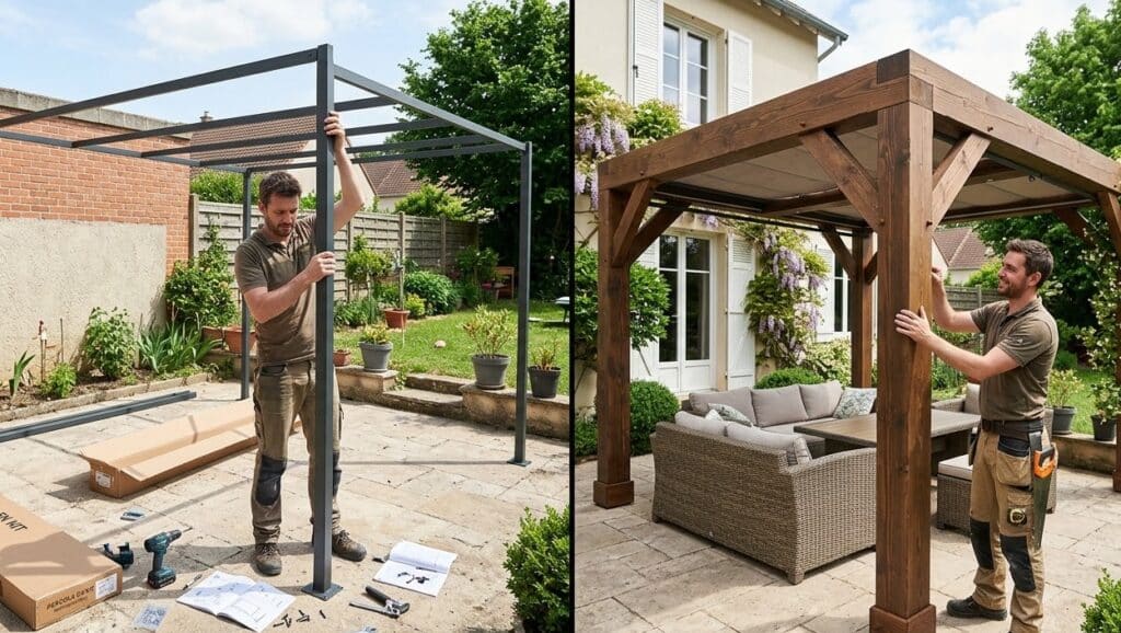 Pergola en kit sur internet vs Pergola sur mesure : Ce que cachent les vraies différences de prix