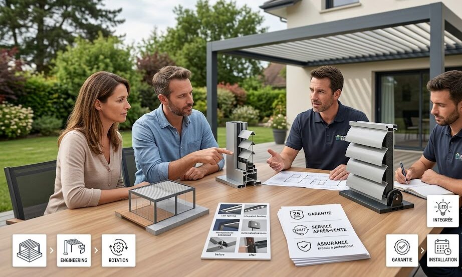 Choisir son installateur de pergola bioclimatique : 7 questions à poser avant de signer avec A2B Concept