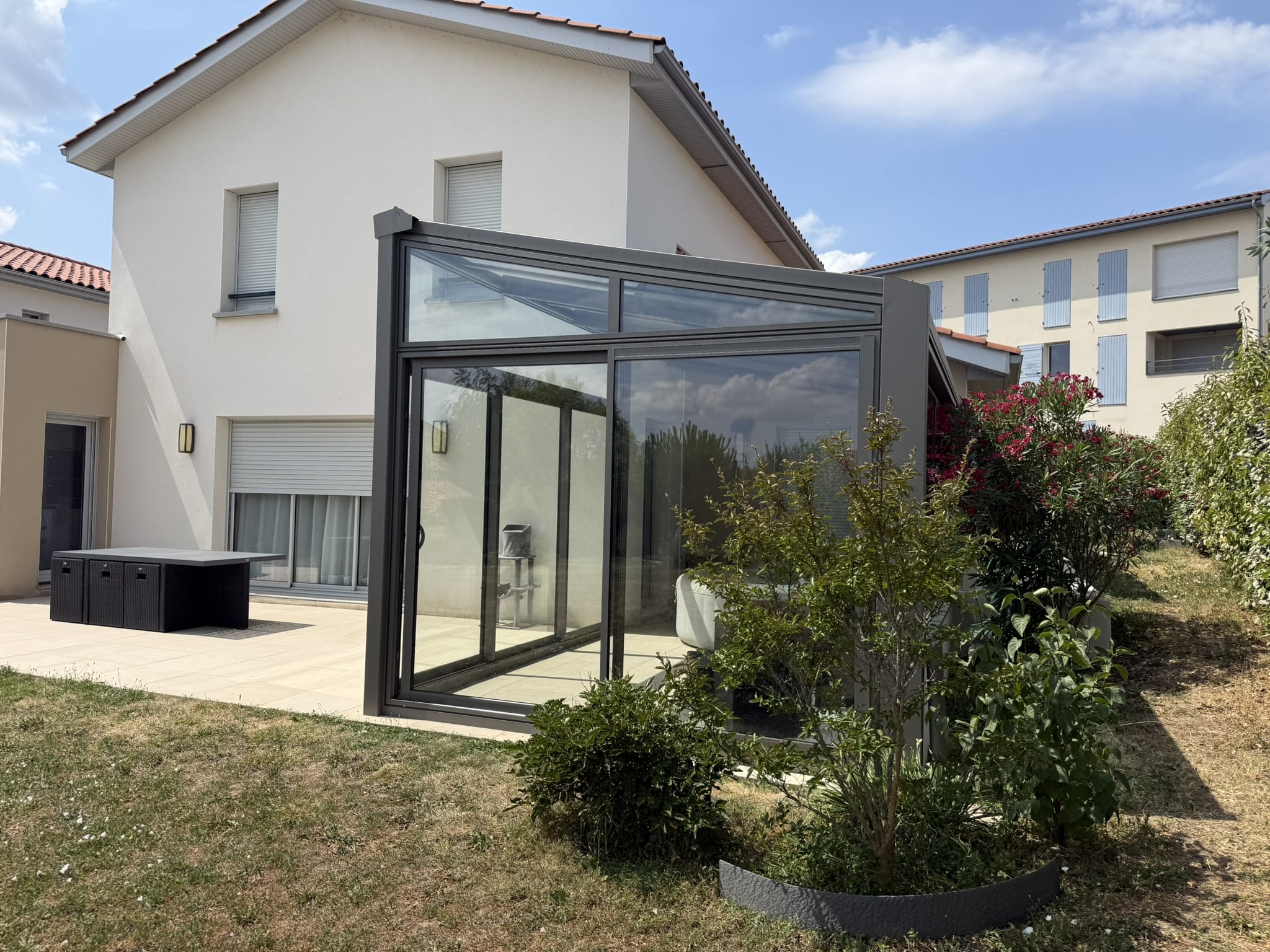Installation d'une Véranda Luciole Épine à Charly