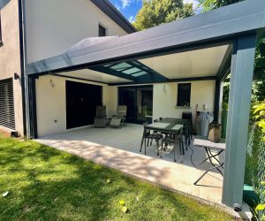Pergola Toiture Fixe Évolutive en Véranda à Saint-Genis-Laval