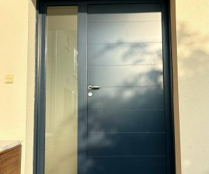 Installation d’une Porte d’Entrée Zilten avec Vitrage Opaque à Lyon
